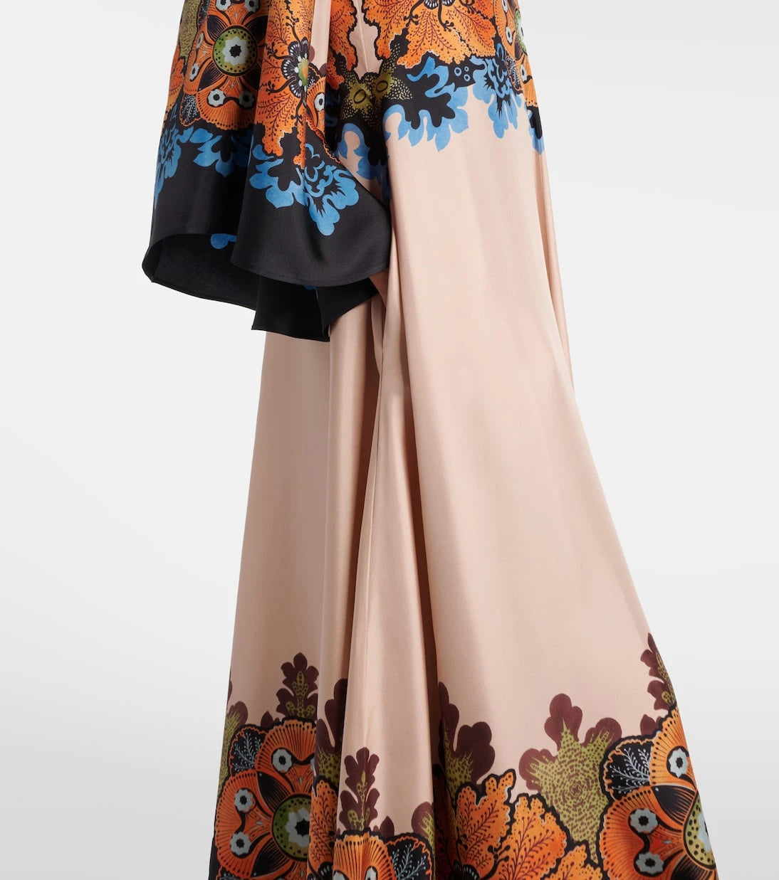 La DoubleJ - Magnifico floral silk maxi dress