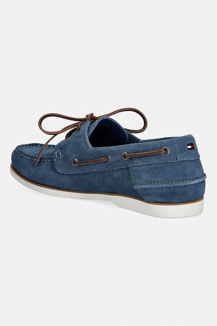 Tommy Hilfiger erkek süet mokasen TH BOAT SHOE CORE SUEDE