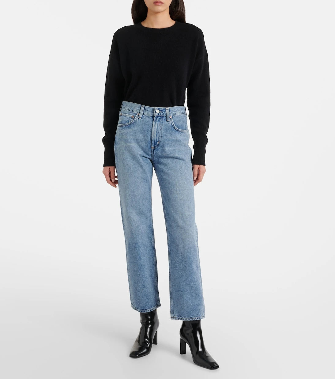 Agolde - Valen high-rise straight jeans