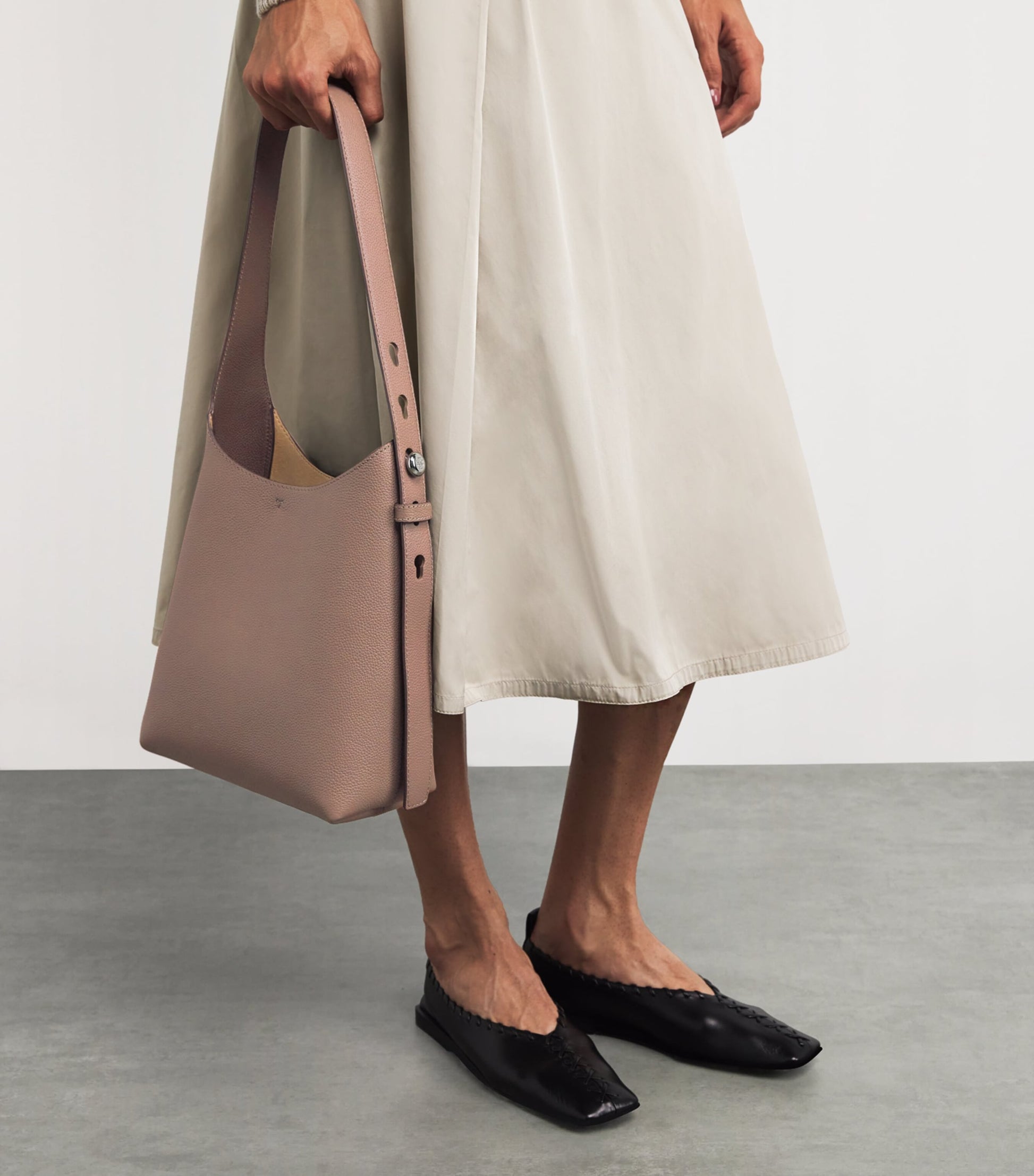 Small Leather Romy Shoulder Bag