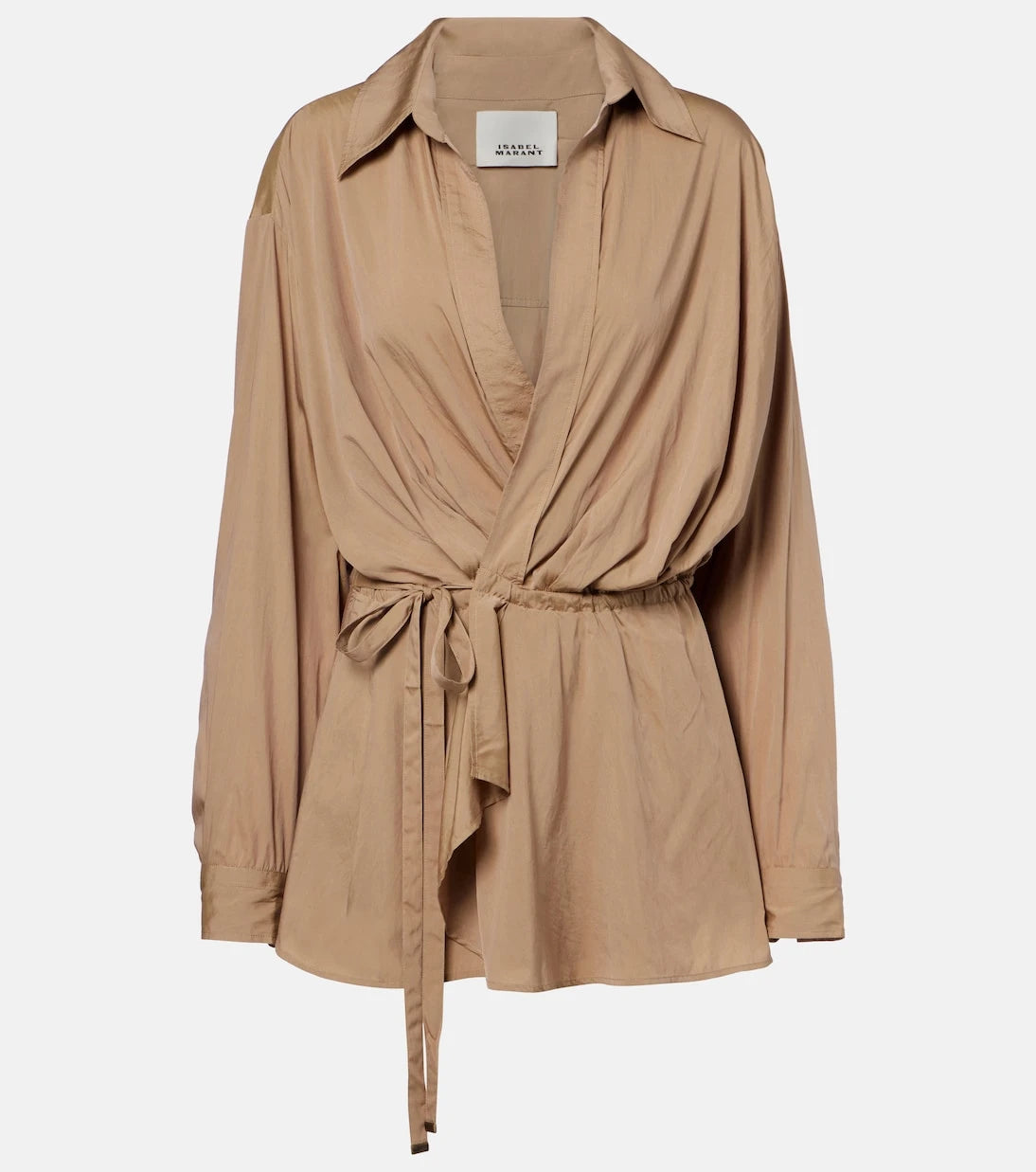 Isabel Marant - Keren gathered wrap top