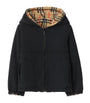 Burberry Kids Fleece Reversible Check Hooded Jacket (3-12 Years)