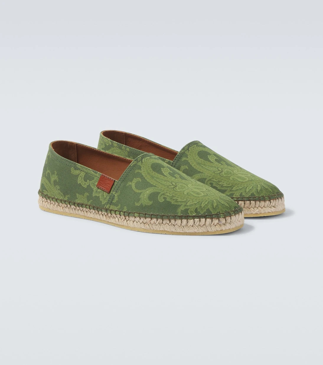 Etro - Paisley gabardine espadrilles