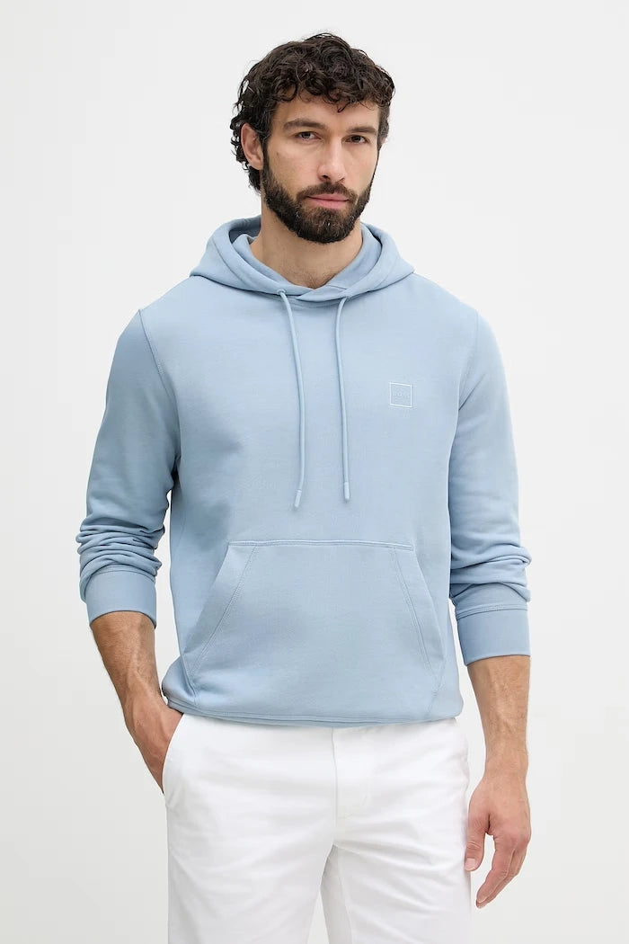 BOSS Orange Kapüşonlu Erkek Pamuklu Sweatshirt Wetalk