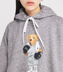 Polo Ralph Lauren Grey Cotton-Blend Polo Bear Hoodie