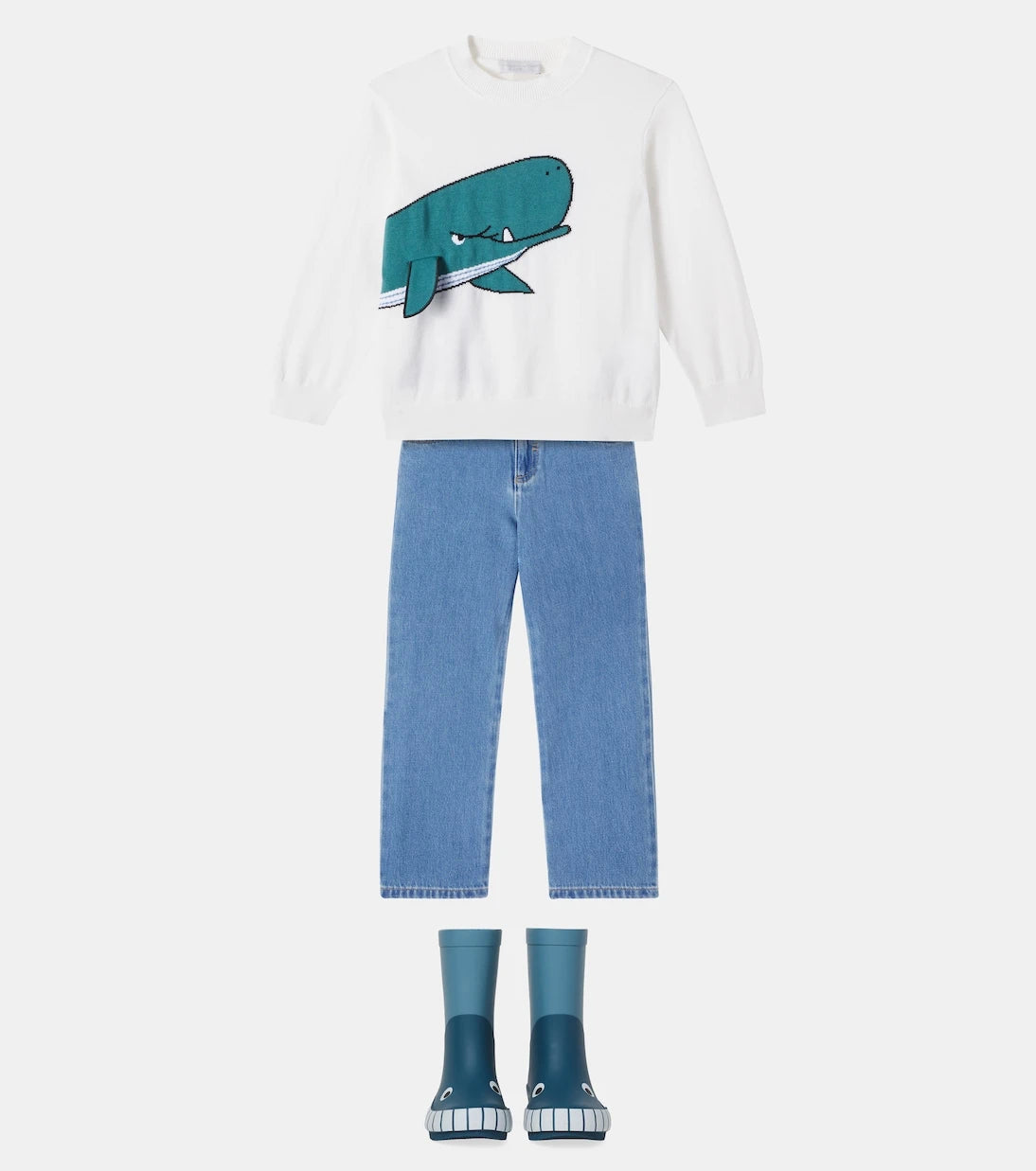 Stella McCartney Kids - Intarsia cotton sweater