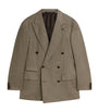 Dunhill Brown Wool Glen Check Bourdon Blazer