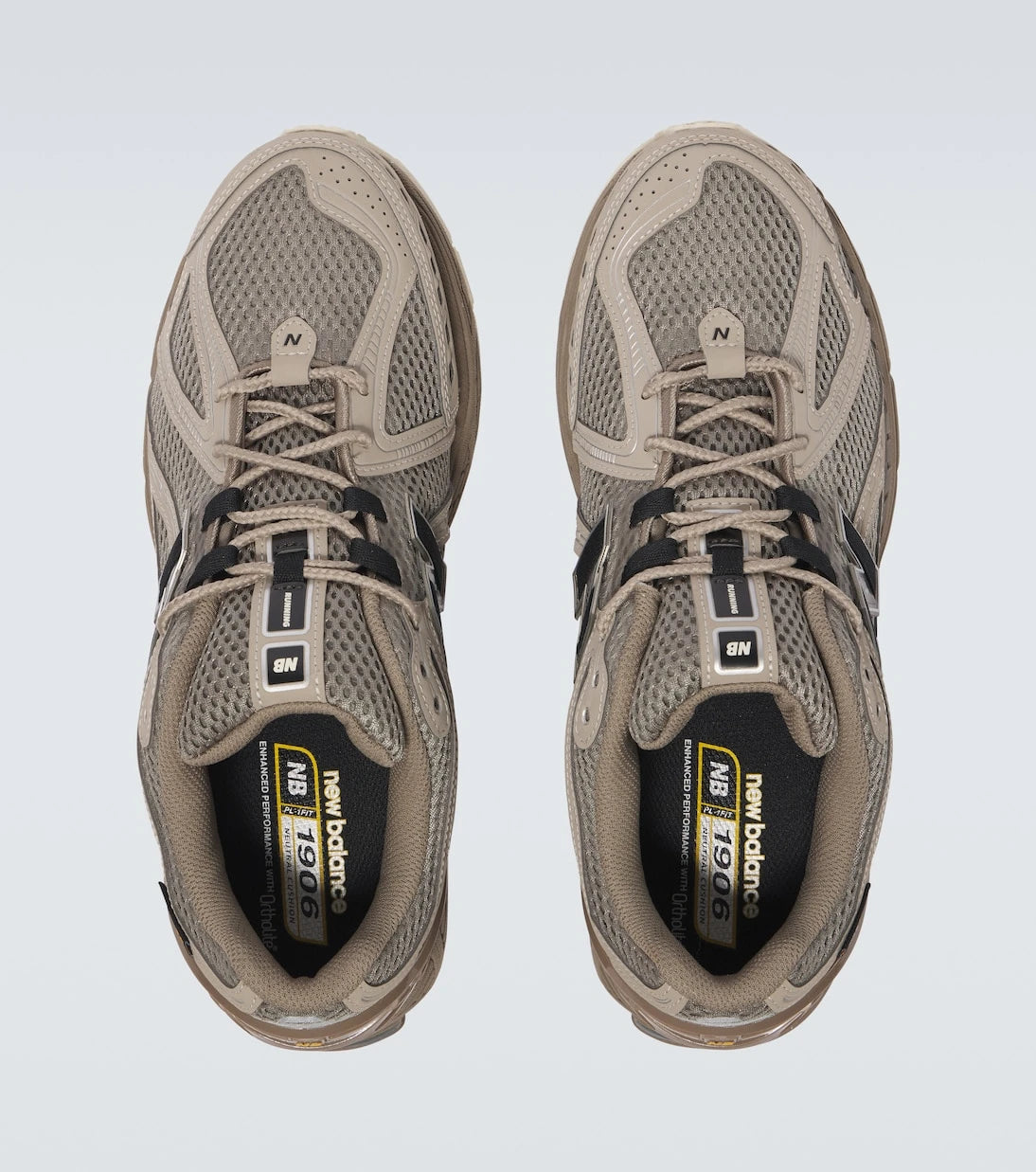 New Balance - 1906R leather-trimmed mesh sneakers
