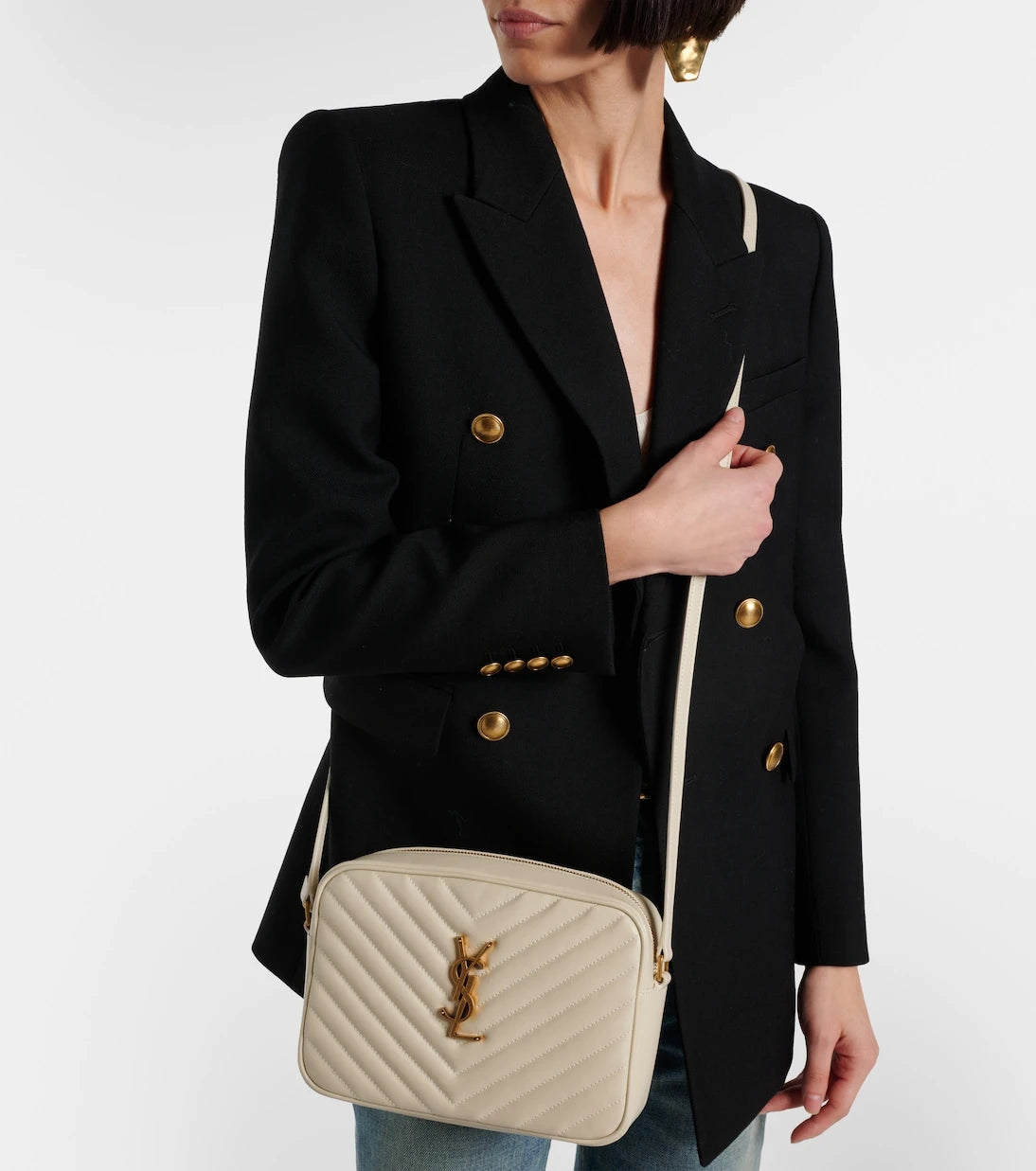 Saint Laurent - Lou leather camera bag