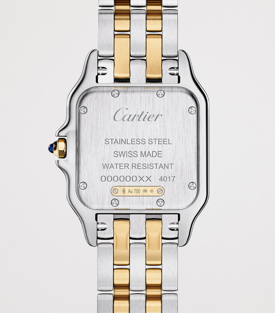 Medium Yellow Gold and Stainless Steel Panthère de Cartier Watch 27mm