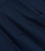 Tailored Pleated Shorts NAVY BLUE