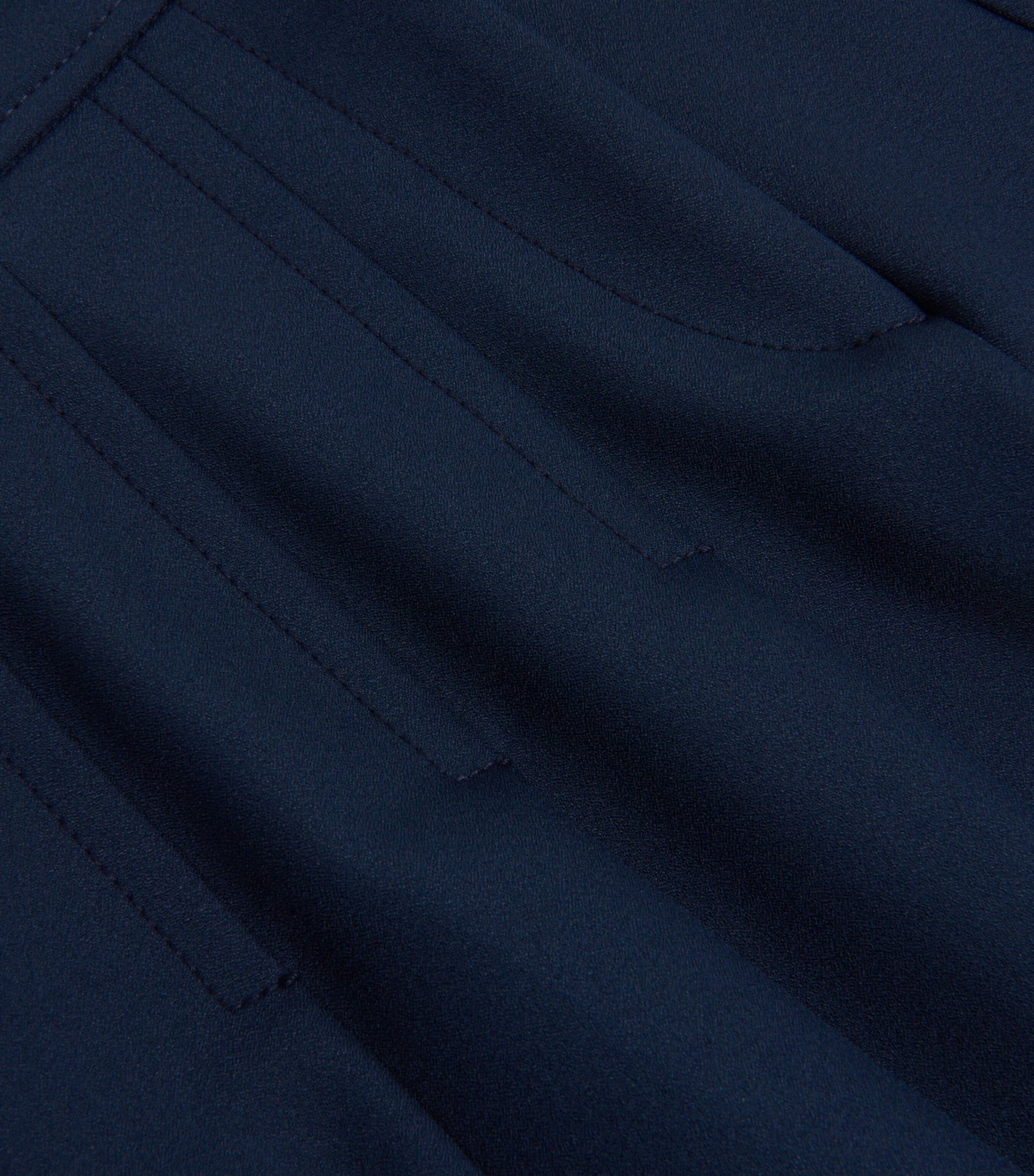 Tailored Pleated Shorts NAVY BLUE