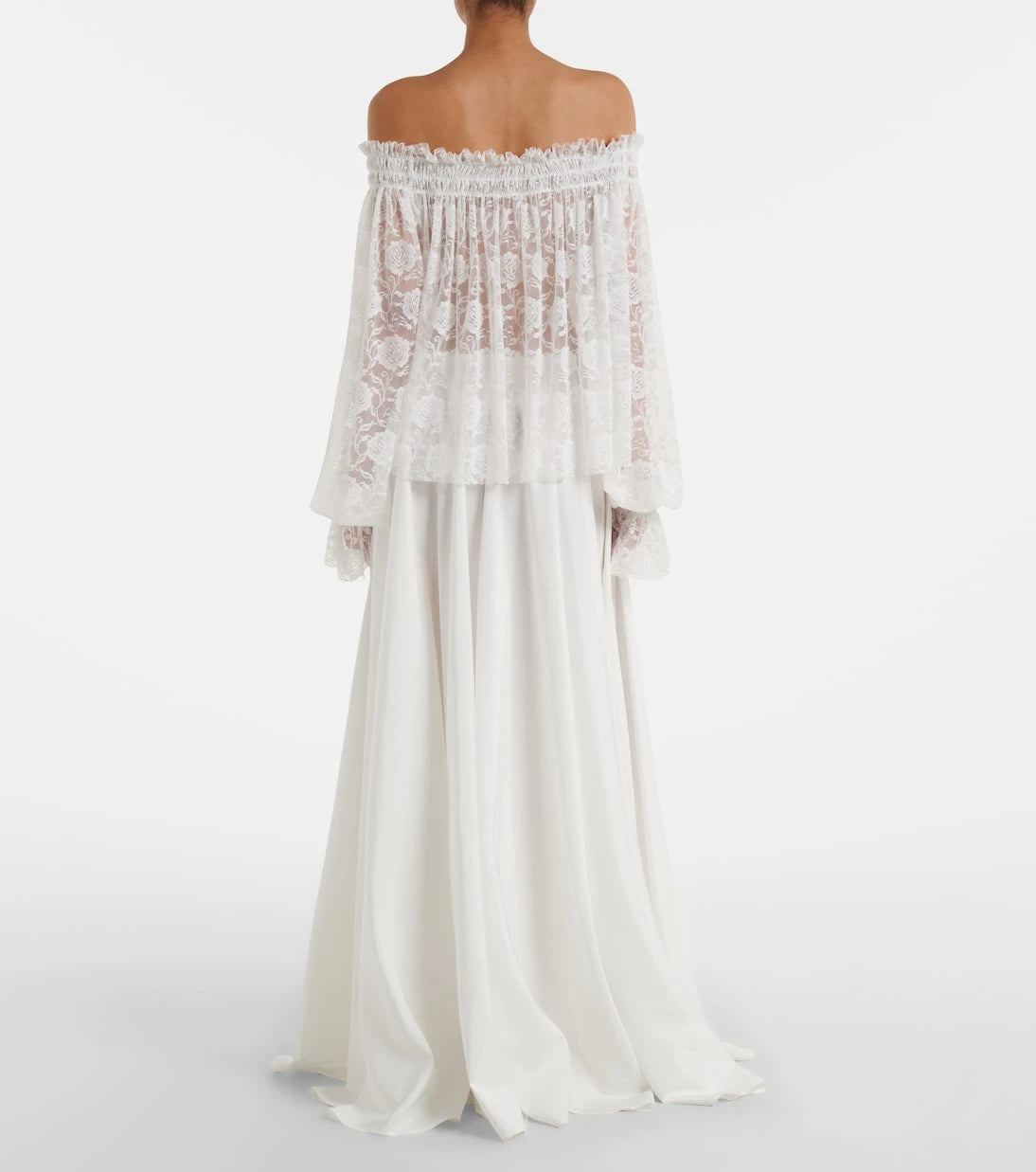 Norma Kamali - Pleated jersey maxi skirt