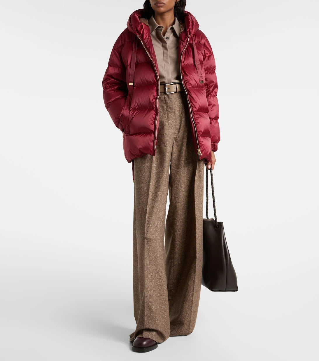 Max Mara - Felice hooded taffeta down jacket