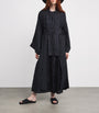 Black x Harrods Linen Embroidered Kimono