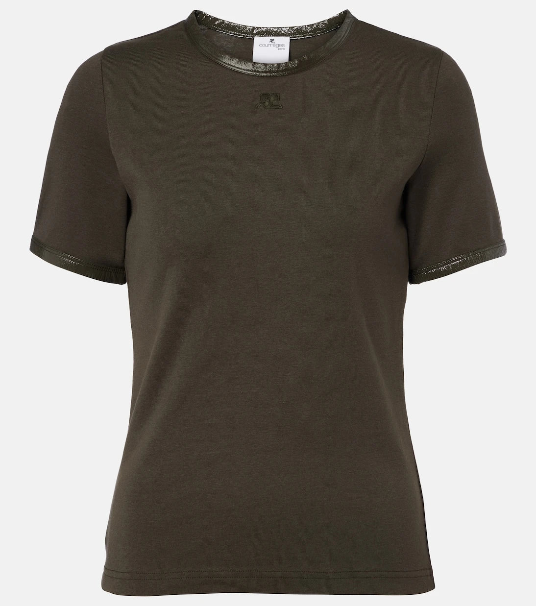 Courrèges - Logo cotton-blend T-shirt