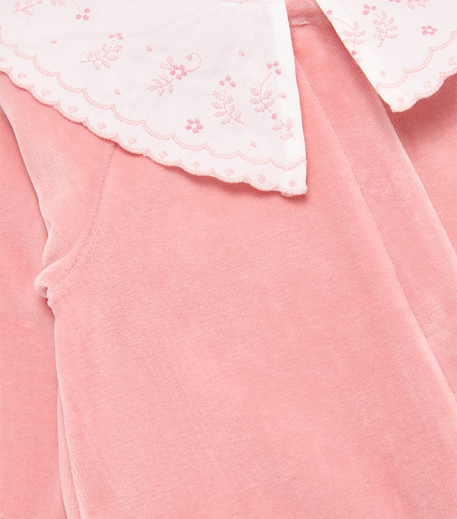 Cotton-Blend Velvet All-In-One (Newborn-24 Months)