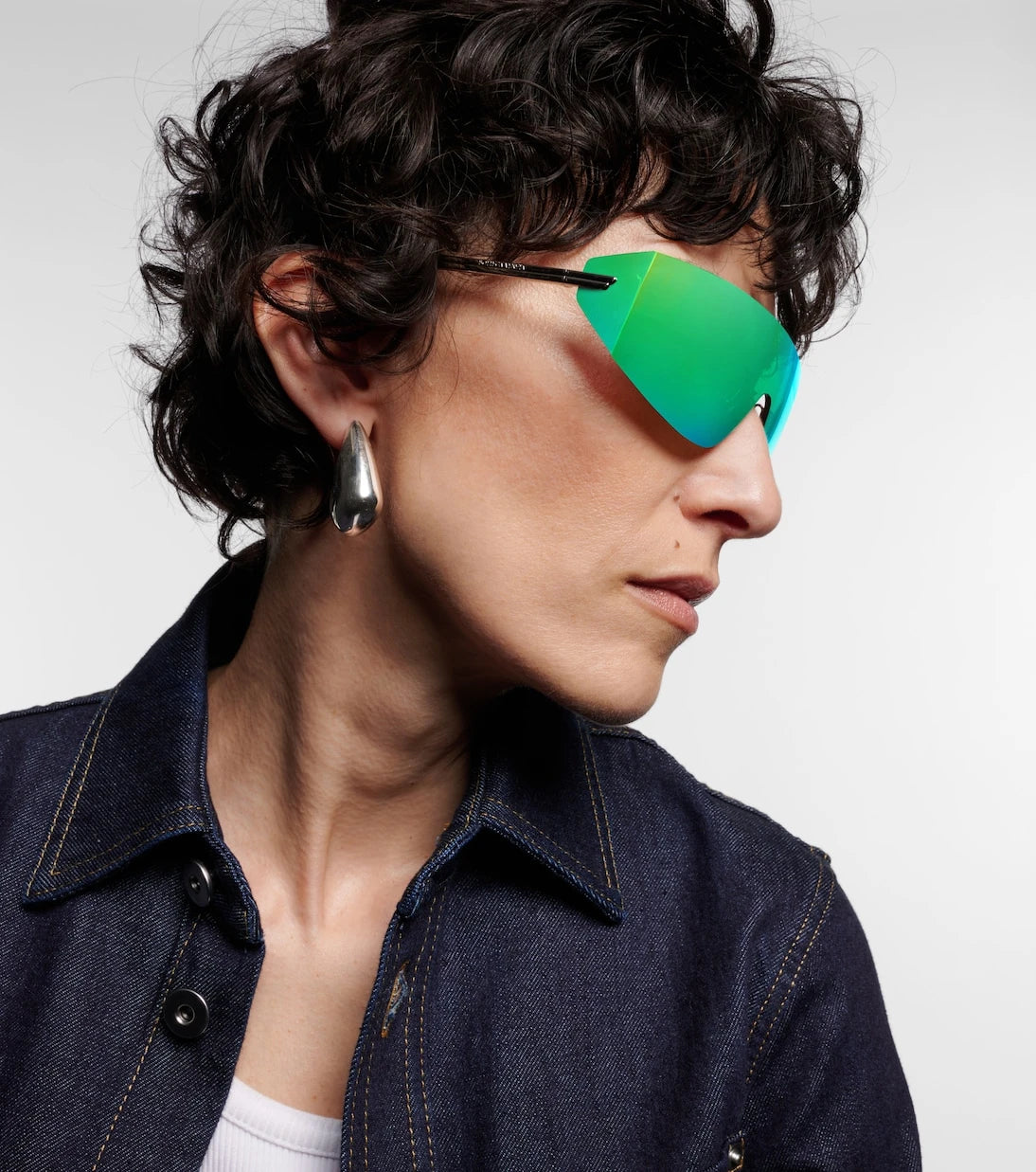 Bottega Veneta - Light Ribbon shield sunglasses