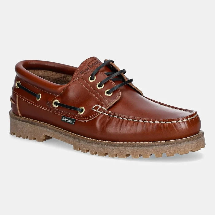 Кожени половинки обувки Barbour Deck