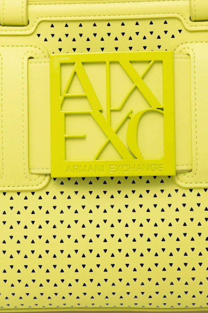 Armani Exchange kadın crossbody çanta, suni deriden