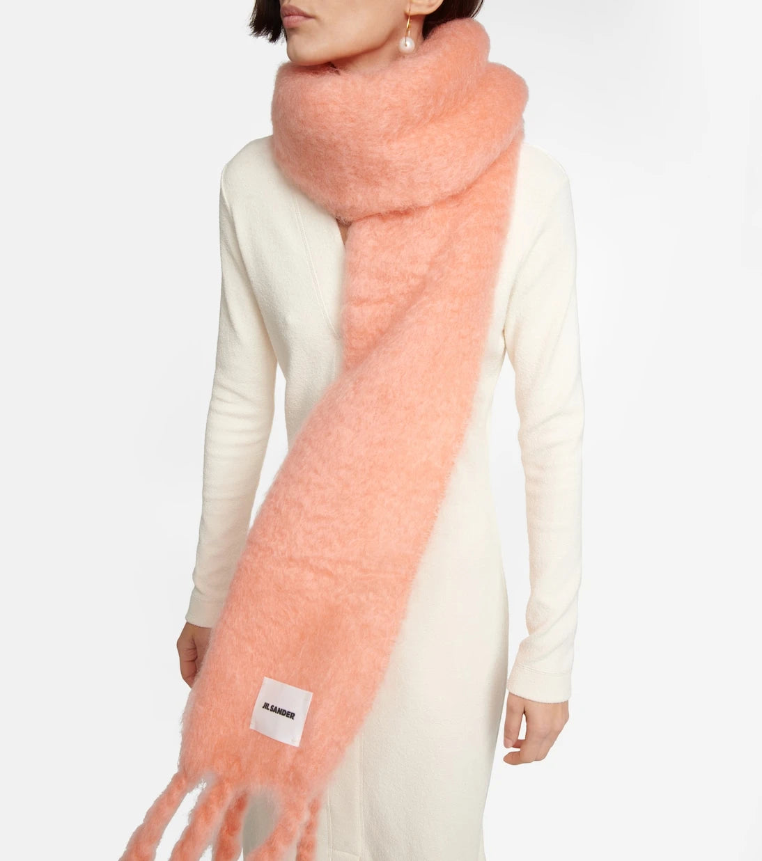 Jil Sander - Mohair and wool-blend scarf