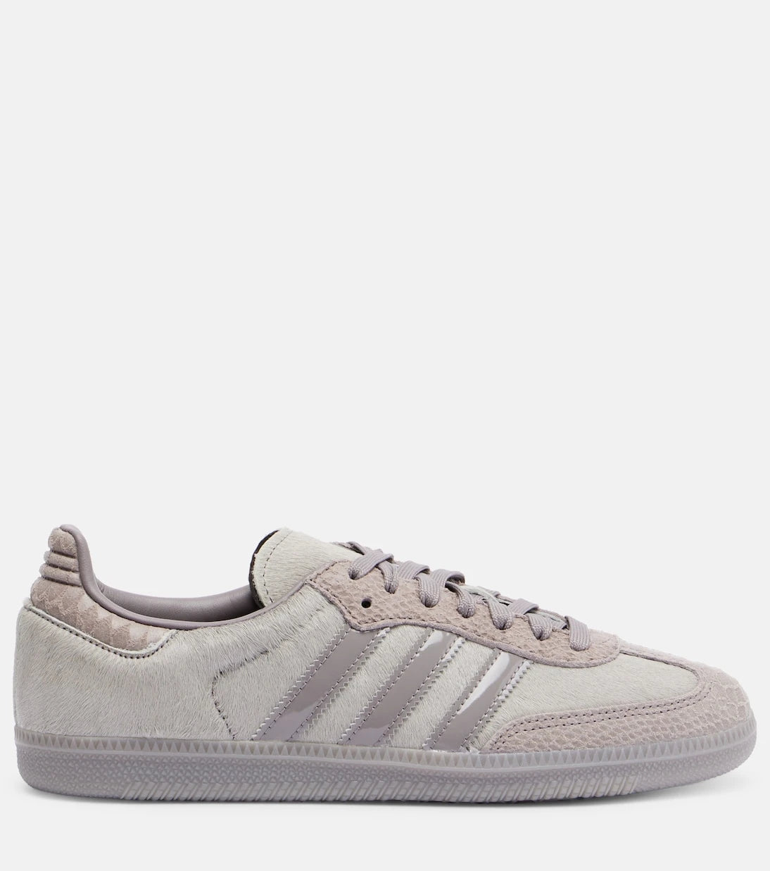 Adidas - Samba OG croc-effect calf hair sneakers