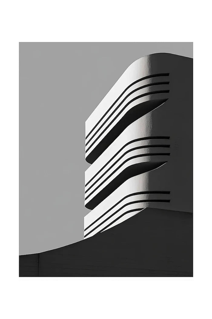Akrilik cam üzerine grafik a.i art HARTMAN Calm Brut 06 30 x 40 cm