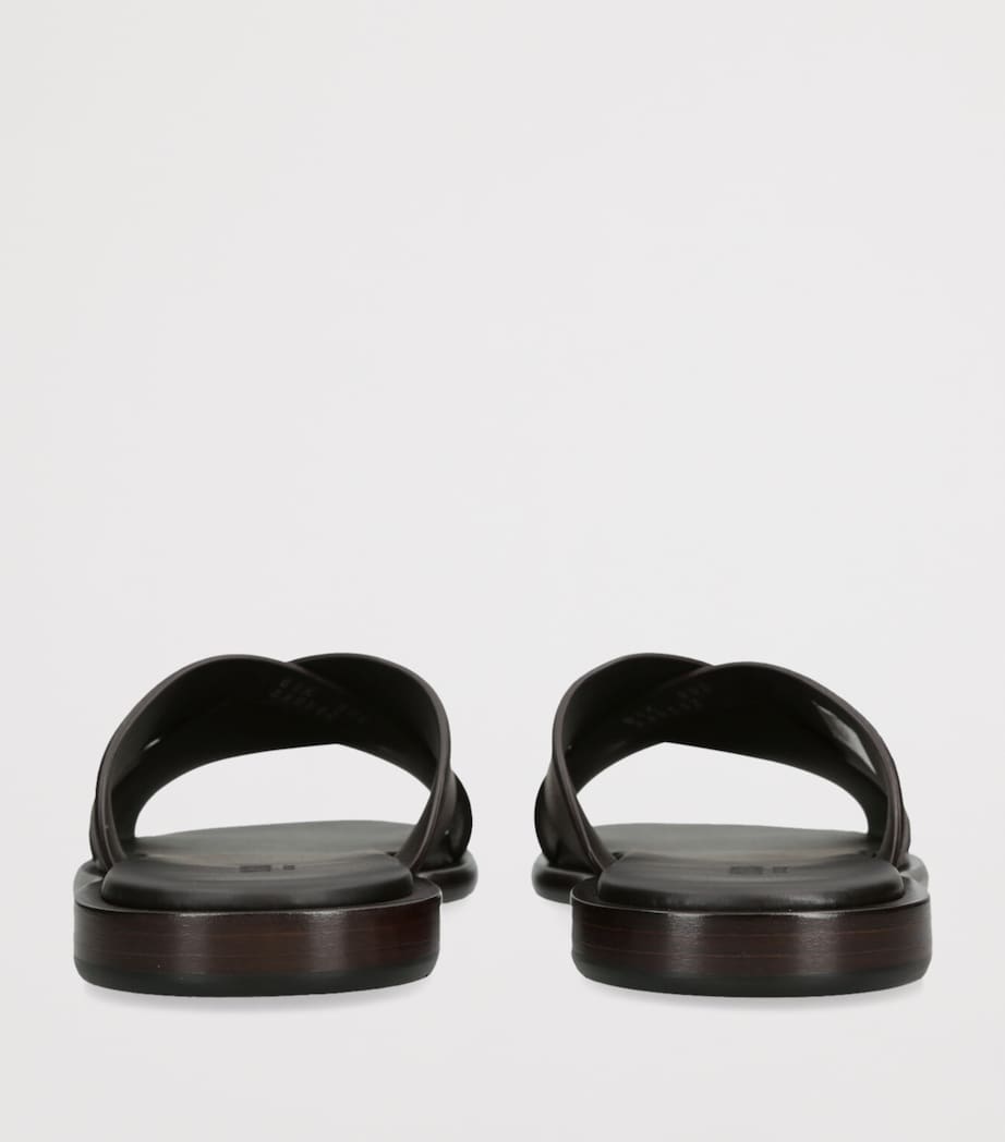 Zegna Leather Sandals