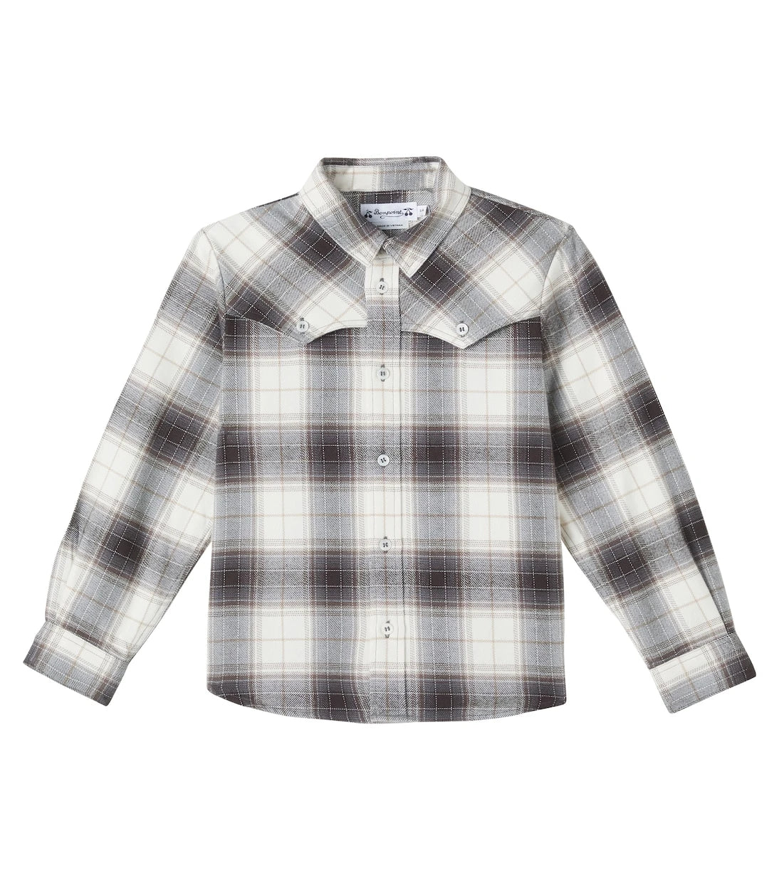 Bonpoint - Jared checked cotton shirt