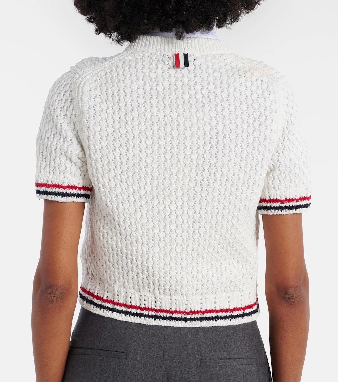 Thom Browne - Jacquard cotton sweater