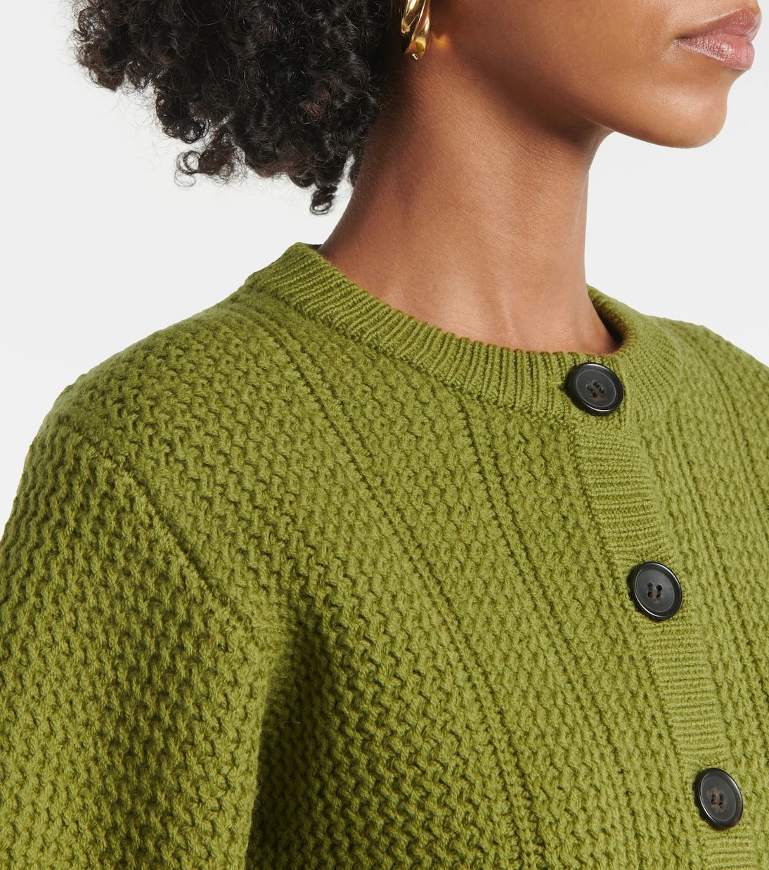 Emilia Wickstead - Albert cropped wool cardigan