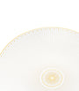 Christofle Porcelain Malmaison Platinum Impériale Dessert Plate (21.5cm)