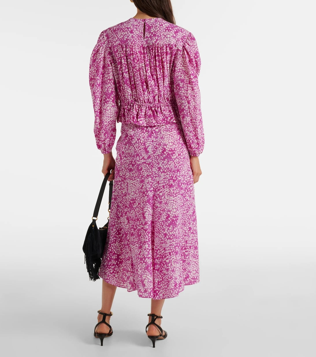 Isabel Marant - Gelina printed silk-blend top