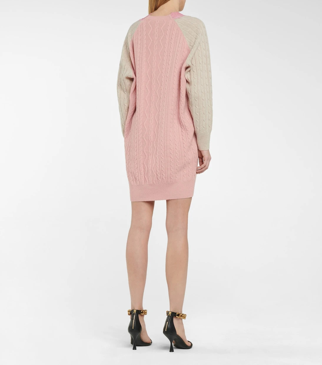 Stella McCartney - Lace-trimmed wool minidress