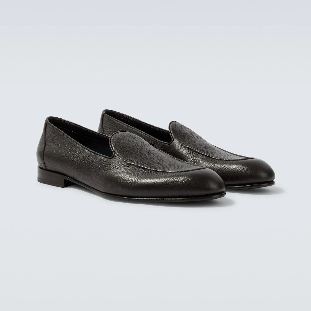 Brioni - Appia leather loafers