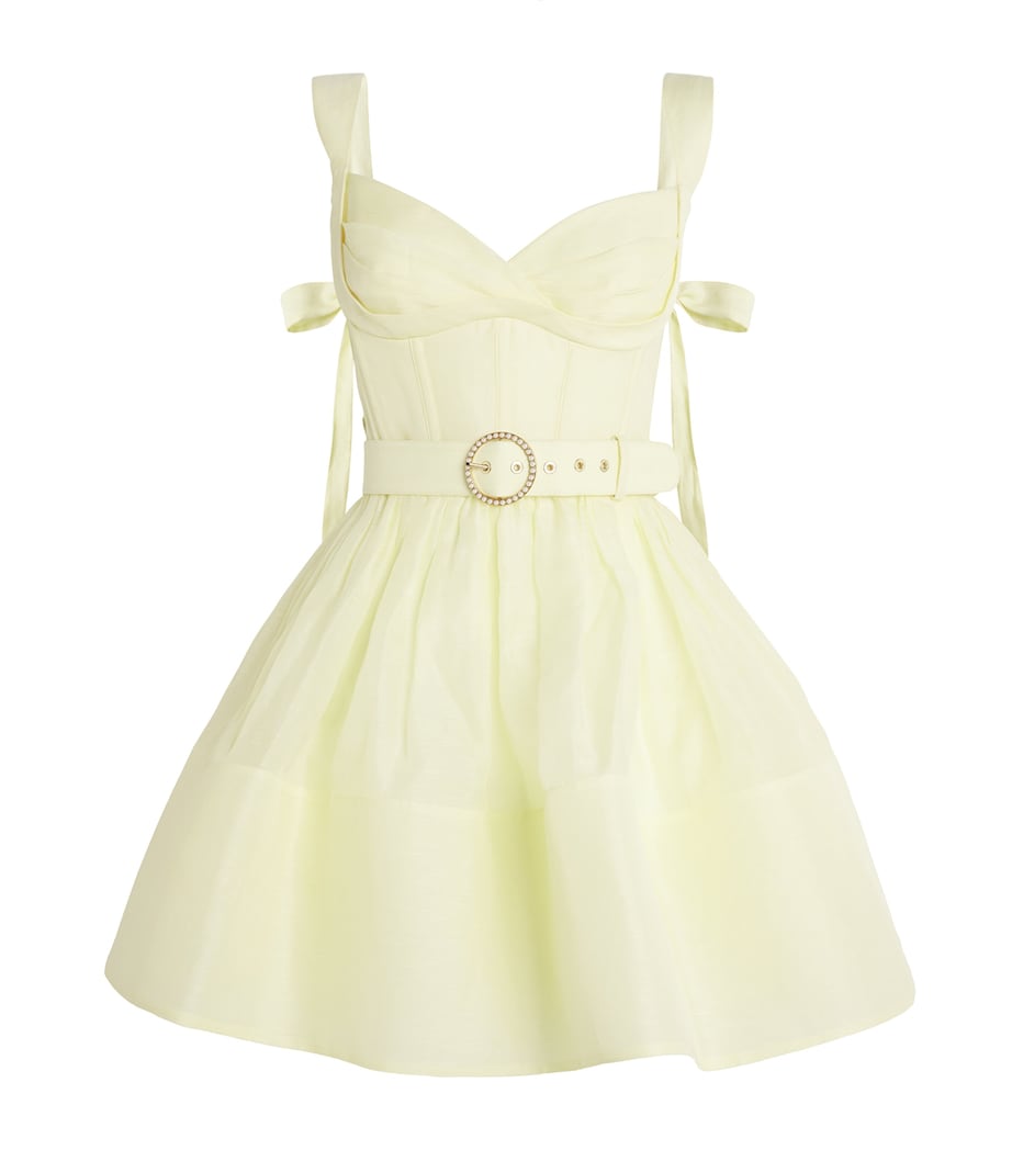 Yellow Corset Mini Dress