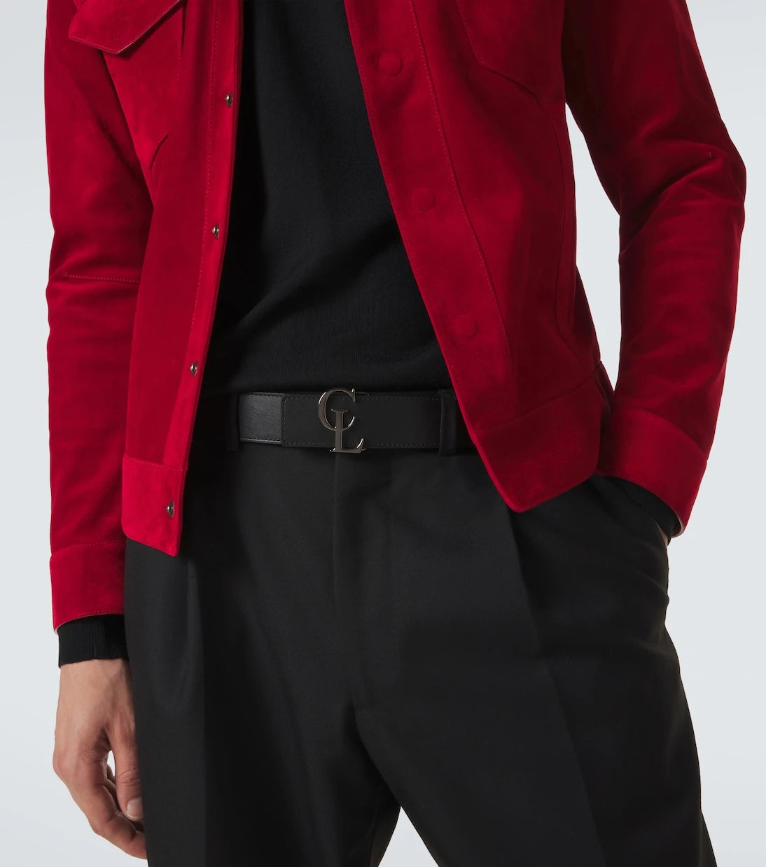Christian Louboutin - CL reversible leather belt