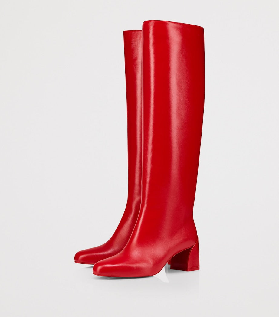 Janitta Leather Knee-High Boots 55