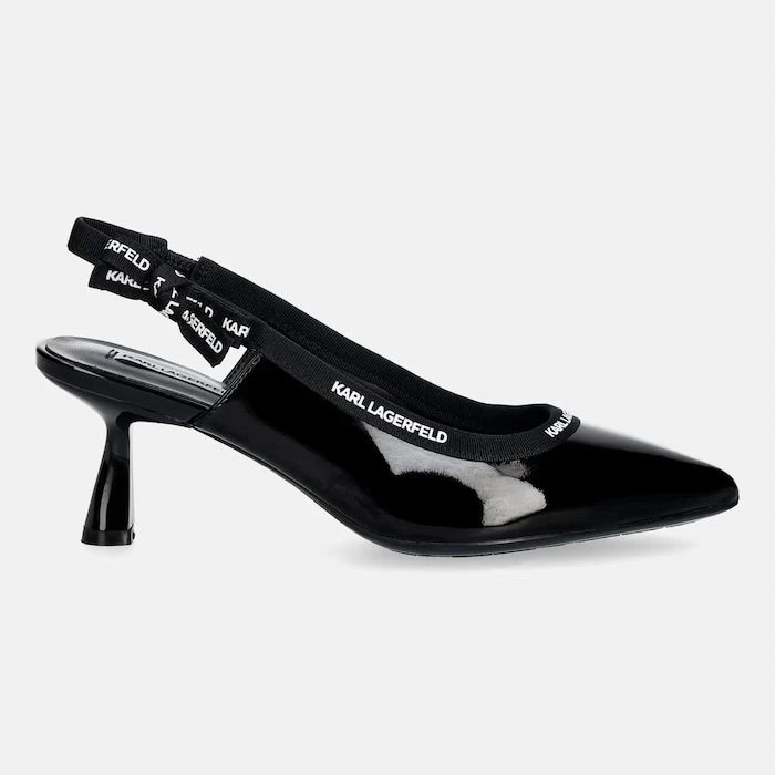 Кожени обувки с тънък ток Karl Lagerfeld PANACHE
