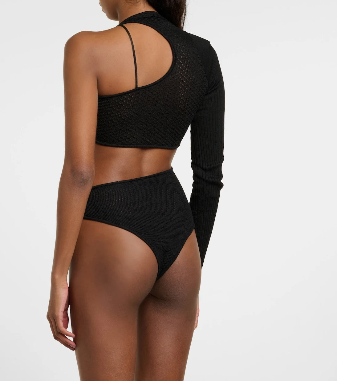 Roberta Einer - Legato asymmetric cotton bodysuit