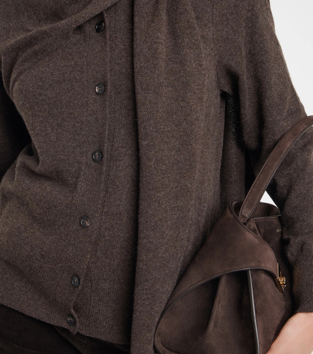 Ferragamo - Draped cashmere cardigan