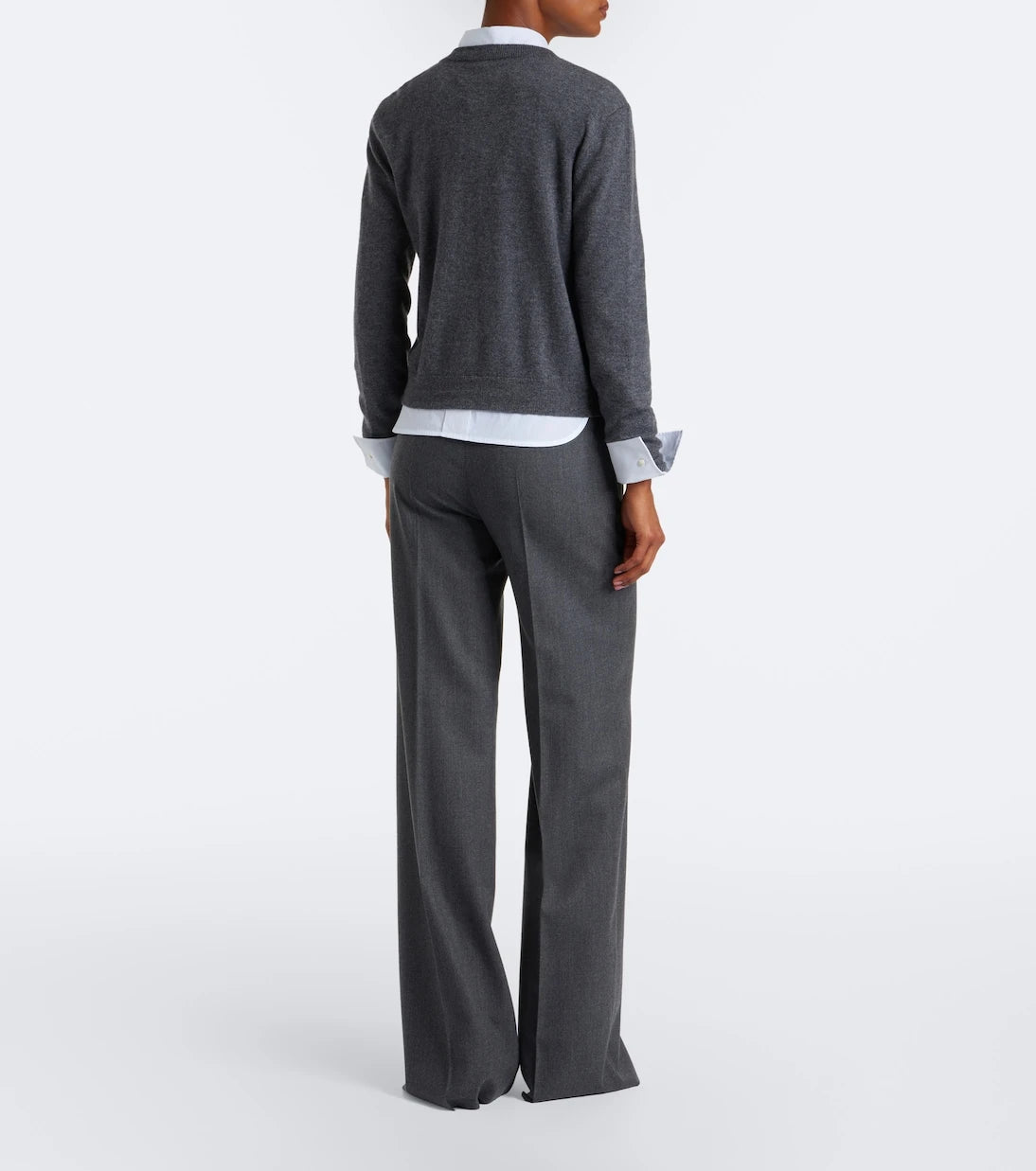 Max Mara - Wool-blend wide-leg pants