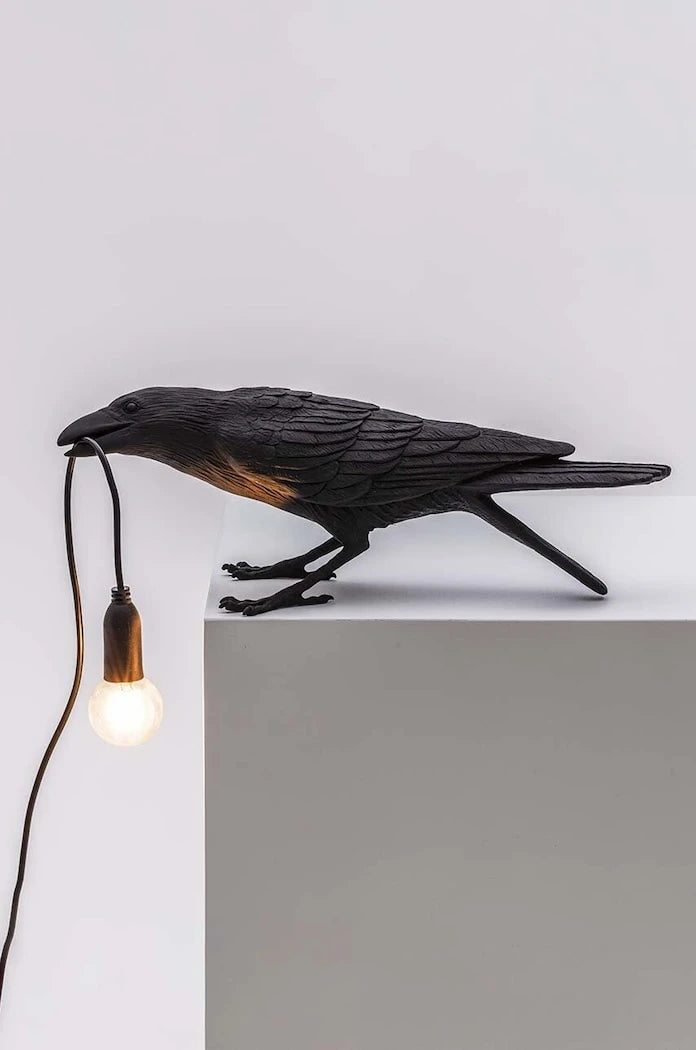 Seletti Bird Lamp Black Playing Masa Lambası