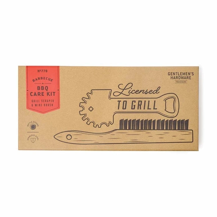 Gentlemen's Hardware BBQ Care Kit Izgara Bakım Seti (2 parça)
