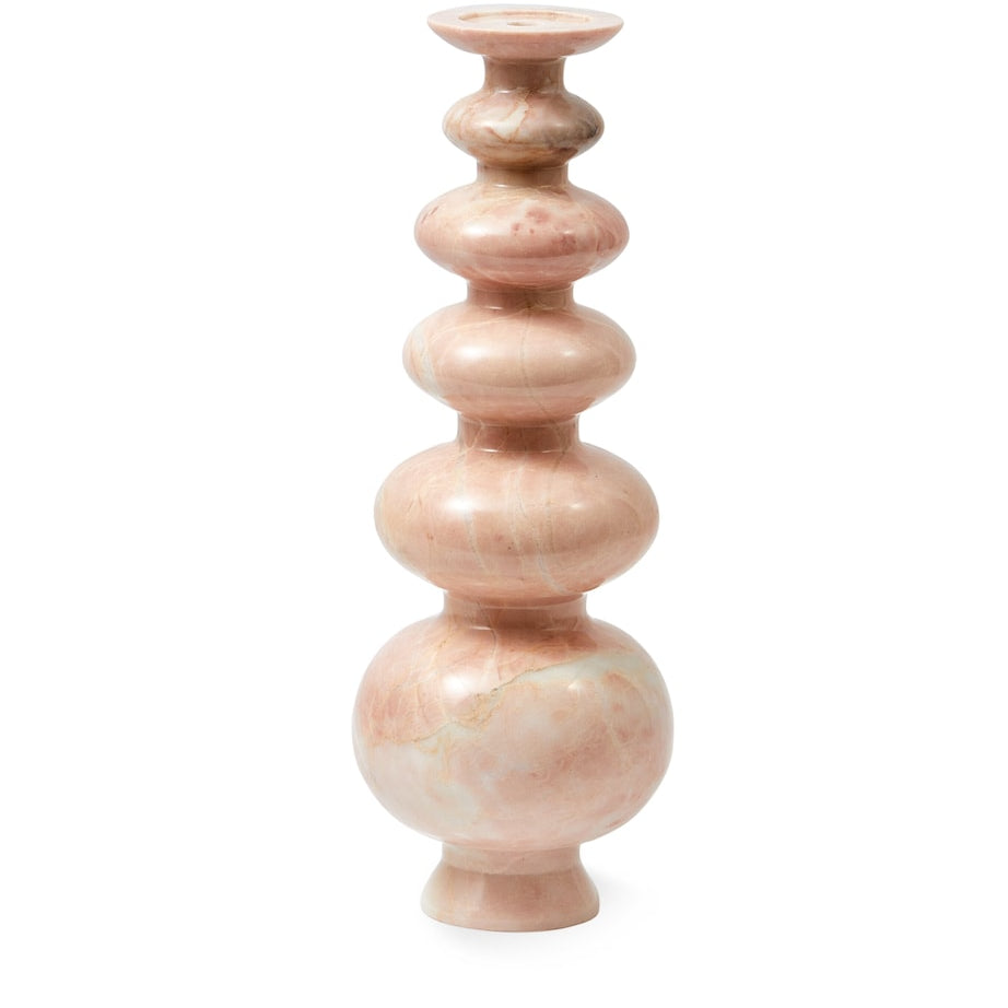 Polished Marble Heritage Sphere Candle Holder (40cm)