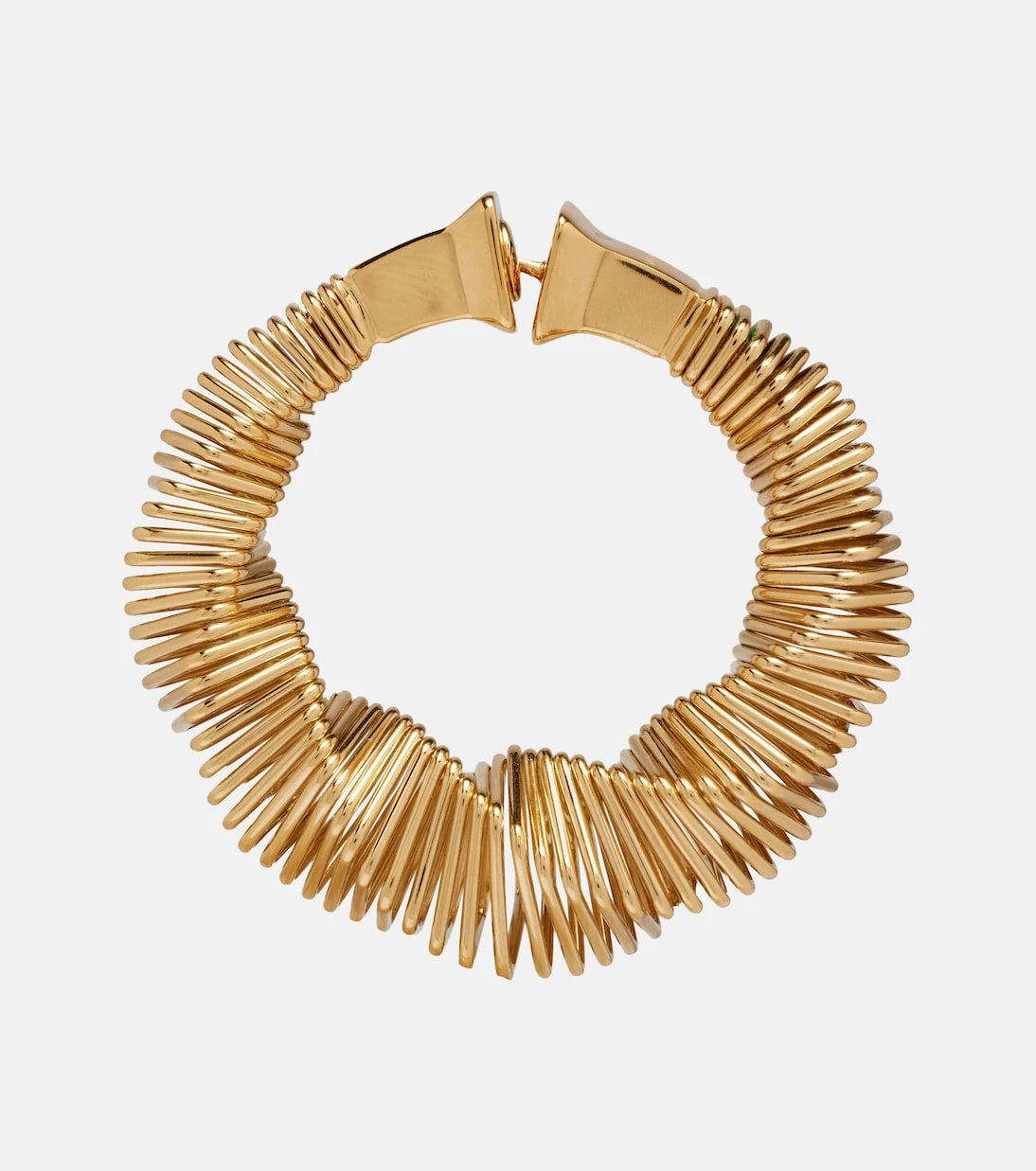 Alaïa - أقراط هوب حلزونية صغيرة