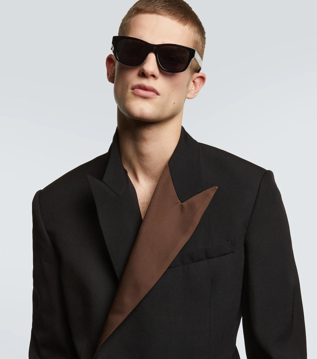 Celine Eyewear - Monochroms 05 square sunglasses with strap
