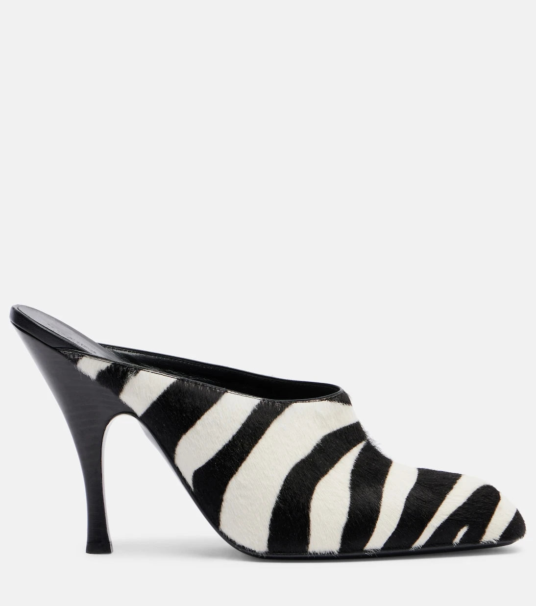 Khaite - Colt zebra-print calf hair mules
