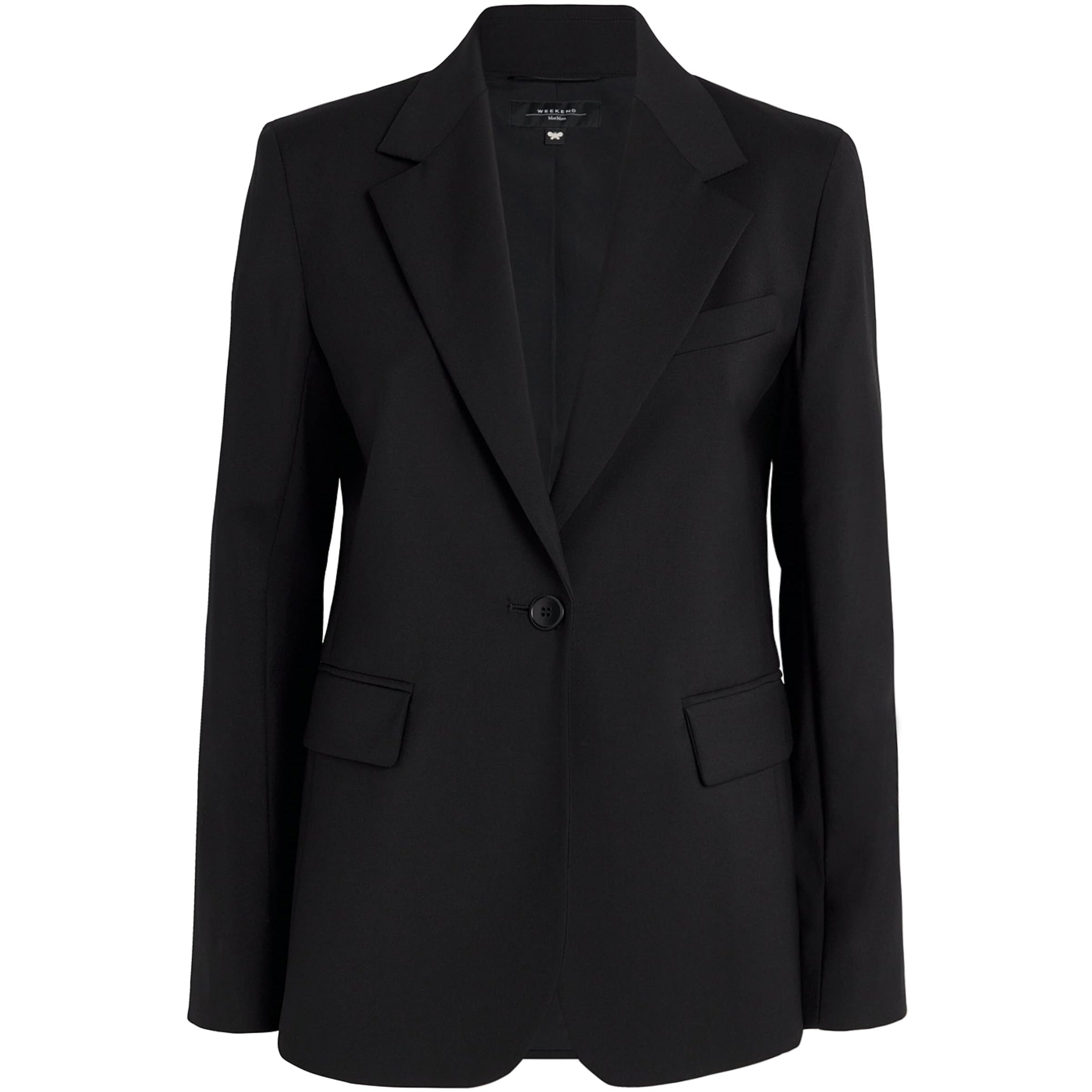 Weekend Max Mara Virgin Wool Blazer BLACK