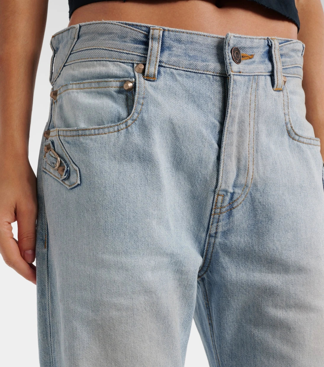 Balenciaga - City low-rise straight jeans
